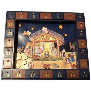 Vintage Kurt’s Adler Magnetic 24 Days Calendar Wood